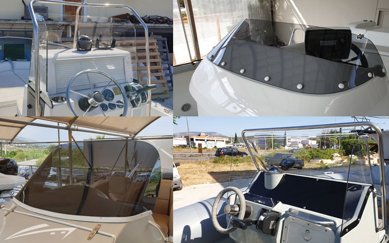 ALEXINEMIO BOAT WINDSHIELDS offers products that cover various needs on constructions using acrylic sheets specialized on boat windshield manufacturing.
