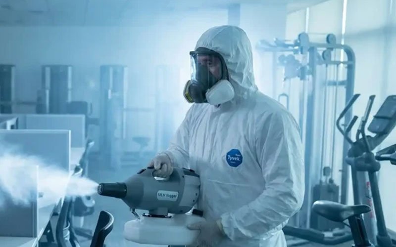 Professional disinfection and fogging service by Aqua Steam Clean technicians