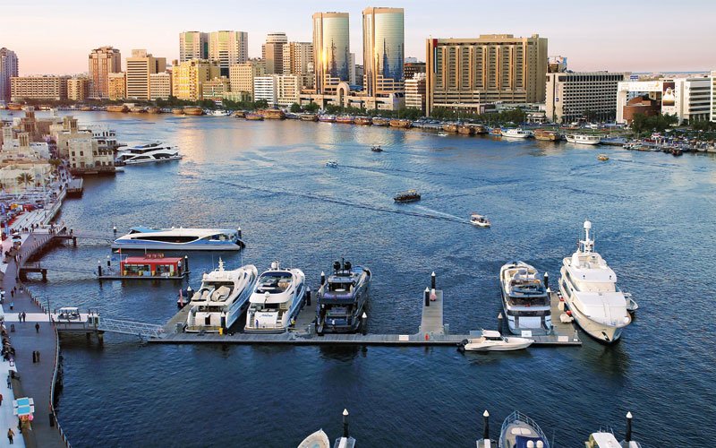 D-Marin Al Seef marina an exclusive quay sits in old Dubai, UAE, a vibrant space where Dubai’s heritage and culture meets!
