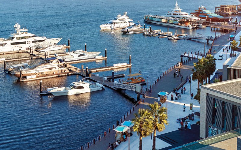 D-Marin Al Seef marina an exclusive quay sits in old Dubai, UAE, a vibrant space where Dubai’s heritage and culture meets!