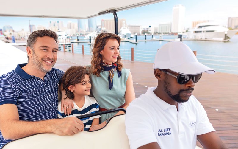 D-Marin Al Seef marina an exclusive quay sits in old Dubai, UAE, a vibrant space where Dubai’s heritage and culture meets!
