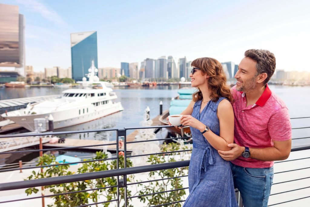 D-Marin Al Seef marina an exclusive quay sits in old Dubai, UAE, a vibrant space where Dubai’s heritage and culture meets!