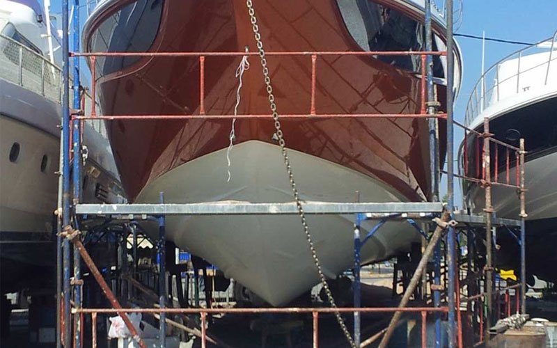 Deligiannis George is a company with many years of experience in placing scaffolding's in buildings, ships and all sorts of technical work.