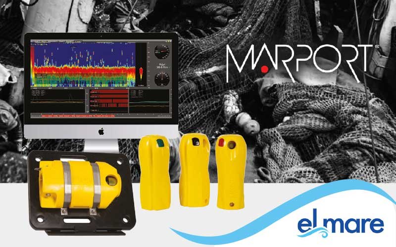 El MARE Marine Electronics / MARPORT Fishing nuts and a monitor