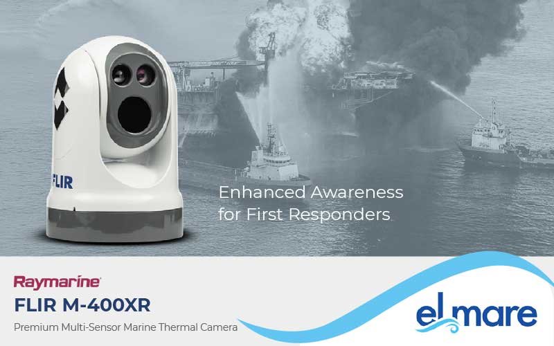 El MARE Marine Electronics / RAYMARINE FLIR M-400XR, Premium Multi-Sensor Marine Thermal Camera