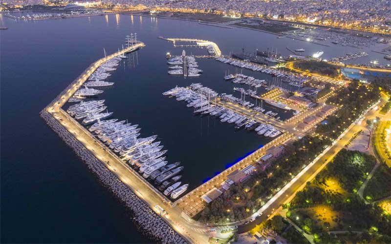 Flisvos Marina is the Mega Yachts Luxury Marina in Greece