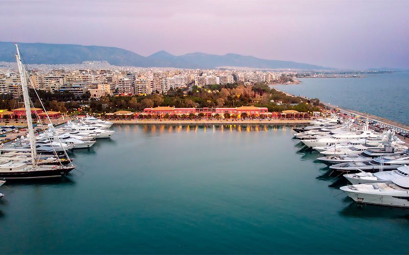 Flisvos Marina is the Mega Yachts Luxury Marina in Greece