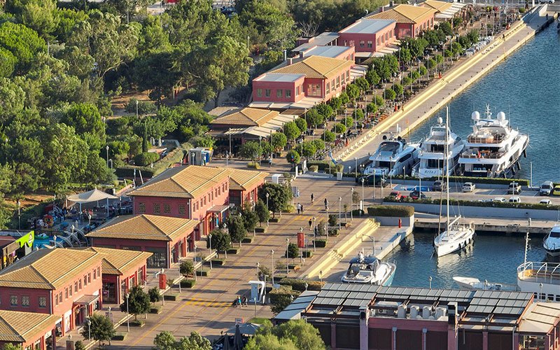 Flisvos Marina is the Mega Yachts Luxury Marina in Greece