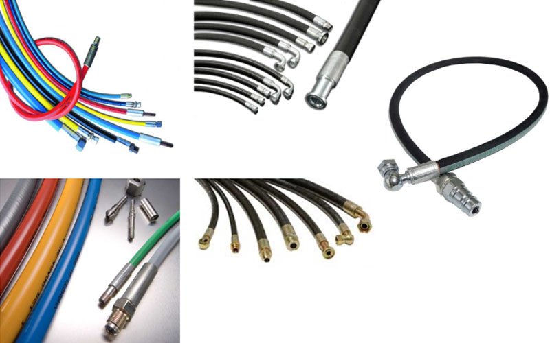 High-quality hydraulic hoses, fittings and flexible pipelines supplied by General Constructions Ifaistus.