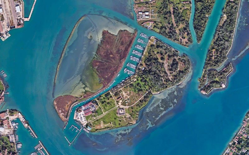 Certosa Island at Venice