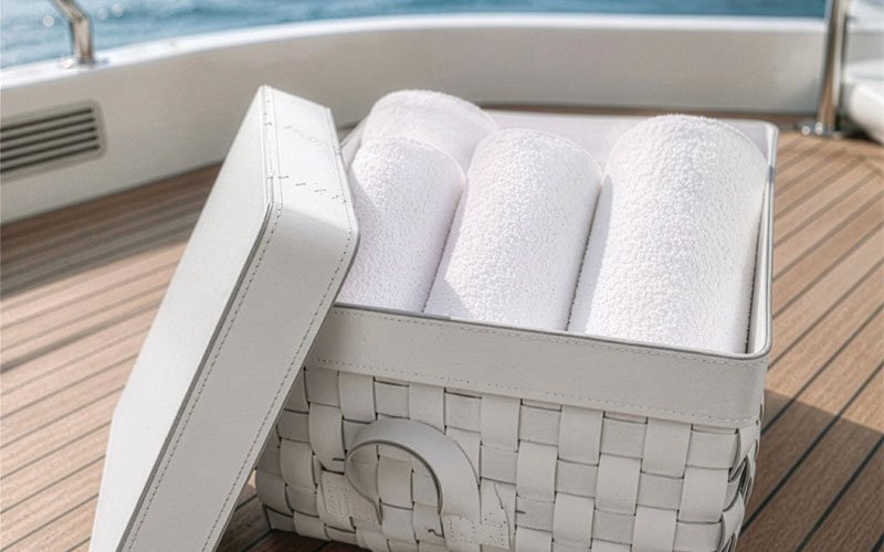 IN SALT luxury yacht accessories and contemporary lifestyle essentials for elegant onboard living