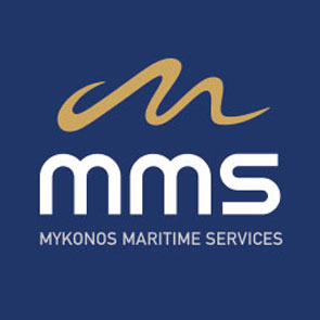 MMS – MYKONOS MARITIME SERVICES Logo