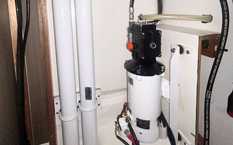 Yacht engine room equipment, marine air conditioning, refrigeration units, desalination systems, pumps, and technical installations by MARINAKIS Marine Services, experts in marine maintenance, repair, and system installation for luxury yachts.