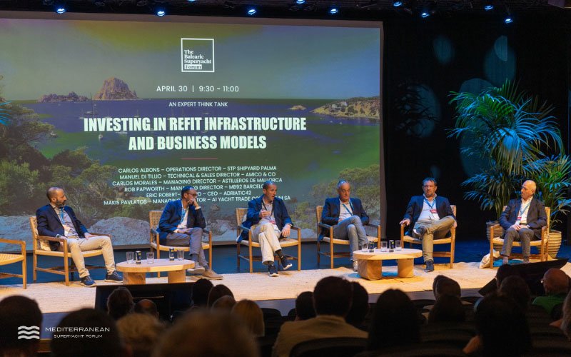 Presentation on investing in refit infrastructure and business models at the Mediterranean Superyacht Forum