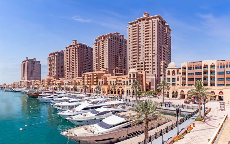 Porto Arabia is by far the largest of The Pearl-Qatar’s marine features and the original hub of social life at The Pearl - Qatar.