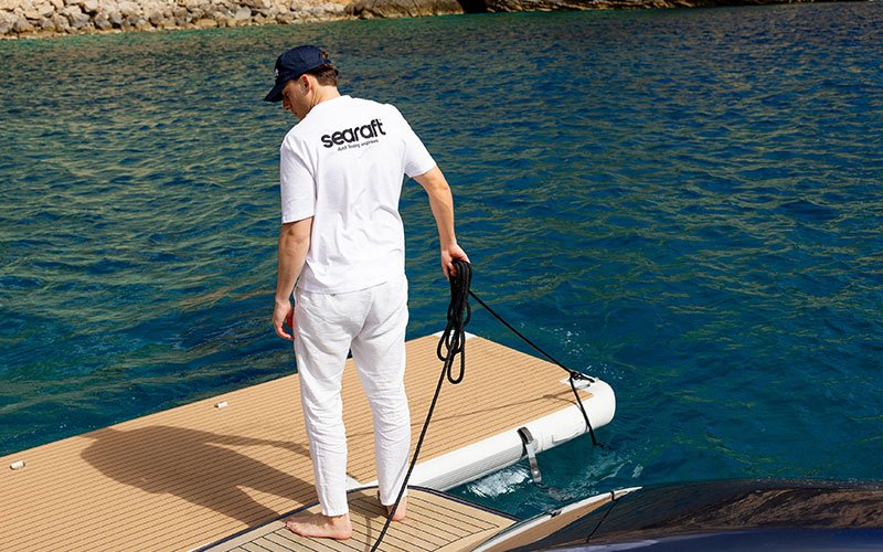 Searaft Is The Leading Manufacturer Of Customized Inflatable Marine Platforms. Any platform is designed and customized according to specific use.