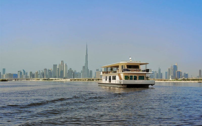 THE BOAT BY ADDRESS is aLuxury boat for a private cruise for two hours or more. Luxury suite accommodation including three bedrooms.
