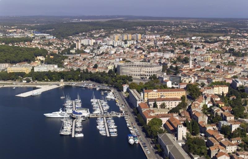 ACI Marina Pula has got 192 sea berths, for boats up to 40m in length. Since it is a city marina is the port of authority and it provides high services.