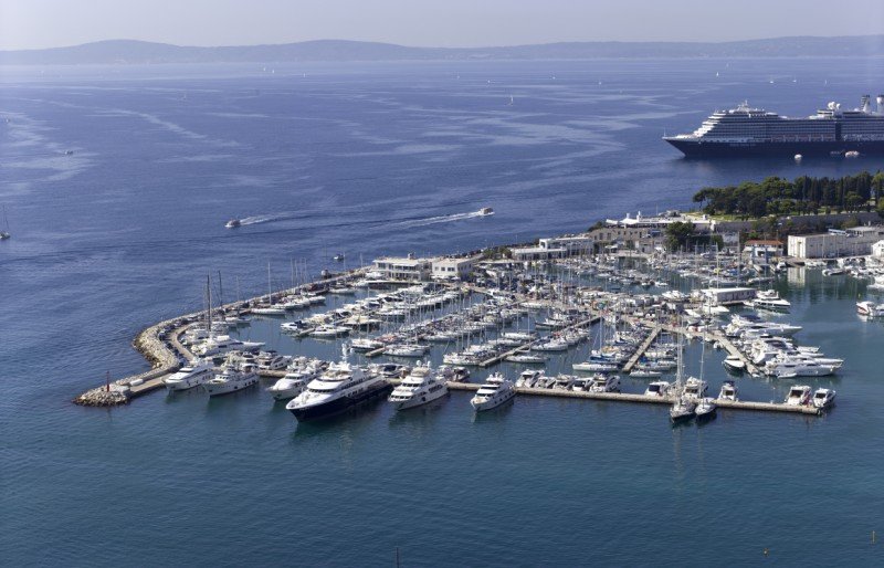 ACI Marina Split is open all year round, its long breakwater providing excellent protection from rough seas and southerly winds.