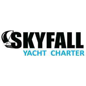 SKYFALL YACHT CHARTER Logo