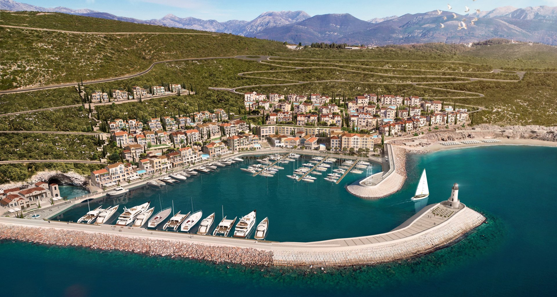 LUSTICA BAY MARINA the final countdown! Set to open on 14 July, final preparations are underway on our highly anticipated 5star hotel The Chedi Luštica Bay.
