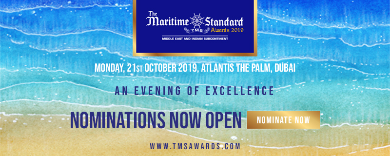 Nominations open for The Maritime Standard Awards 2019! Nominations are open for The Maritime Standard Awards, which will take place at Atlantis The Palm.