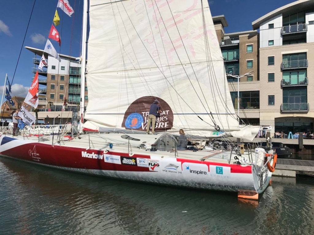All Aboard by Pip Hare! All aboard people, the Pip Hare Ocean Racing Vendee Globe roller coaster is about to leave the station on its next crazy ride.