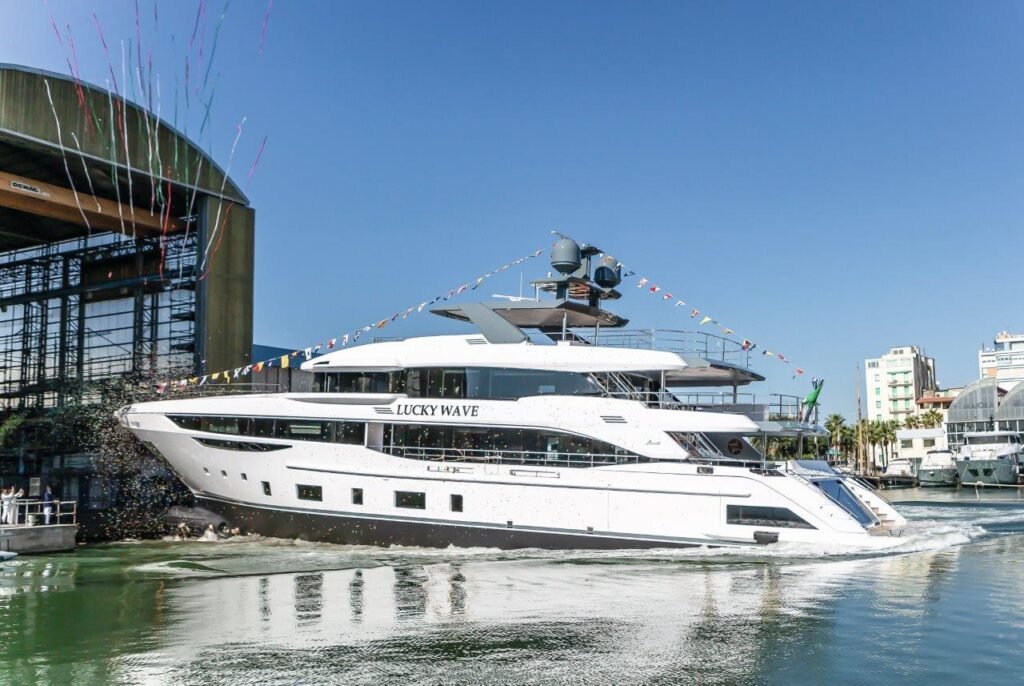 The Diamond 44M is the fiberglass flagship of the Benetti Class category, boasting a 102 sqm Sun Deck - the largest on the market for this size - and a sophisticated ventilation system, which ensures fresh and clean air throughout the yacht. There are three more units under construction.