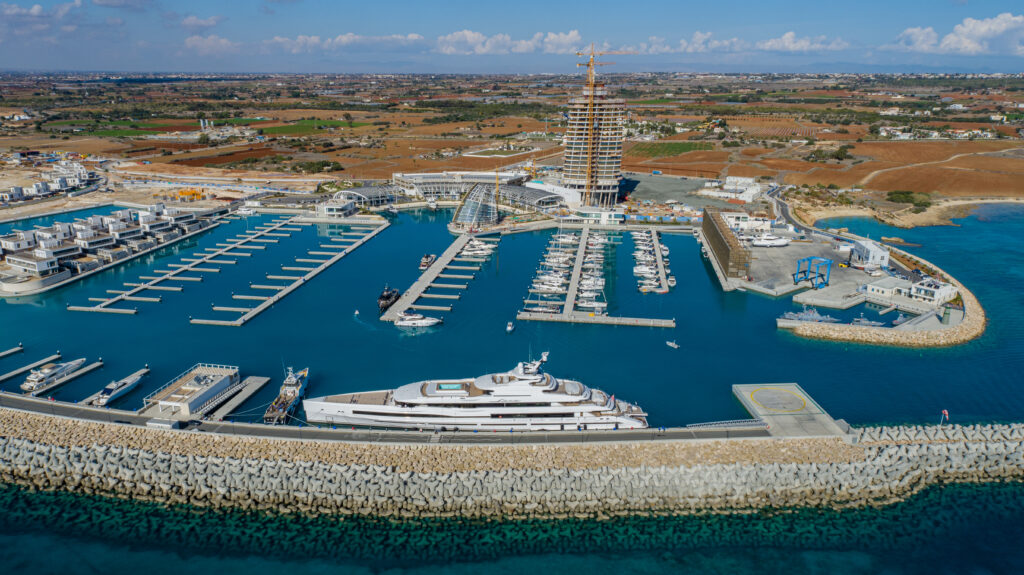 Luxurious 107-m LANA Superyacht Enjoys Ayia Napa Marina’s Pioneering Services!