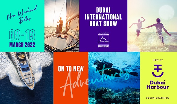 Dubai International Boat Show is set to take place on 9 - 13 March 2022! 
In line with the UAE's shift of weekends to Saturday and Sunday from 1st January 2022, Dubai Boat Show's event days have now been adjusted slightly to 9-13 March 2022 at Dubai Harbour to coincide with the new weekend days.