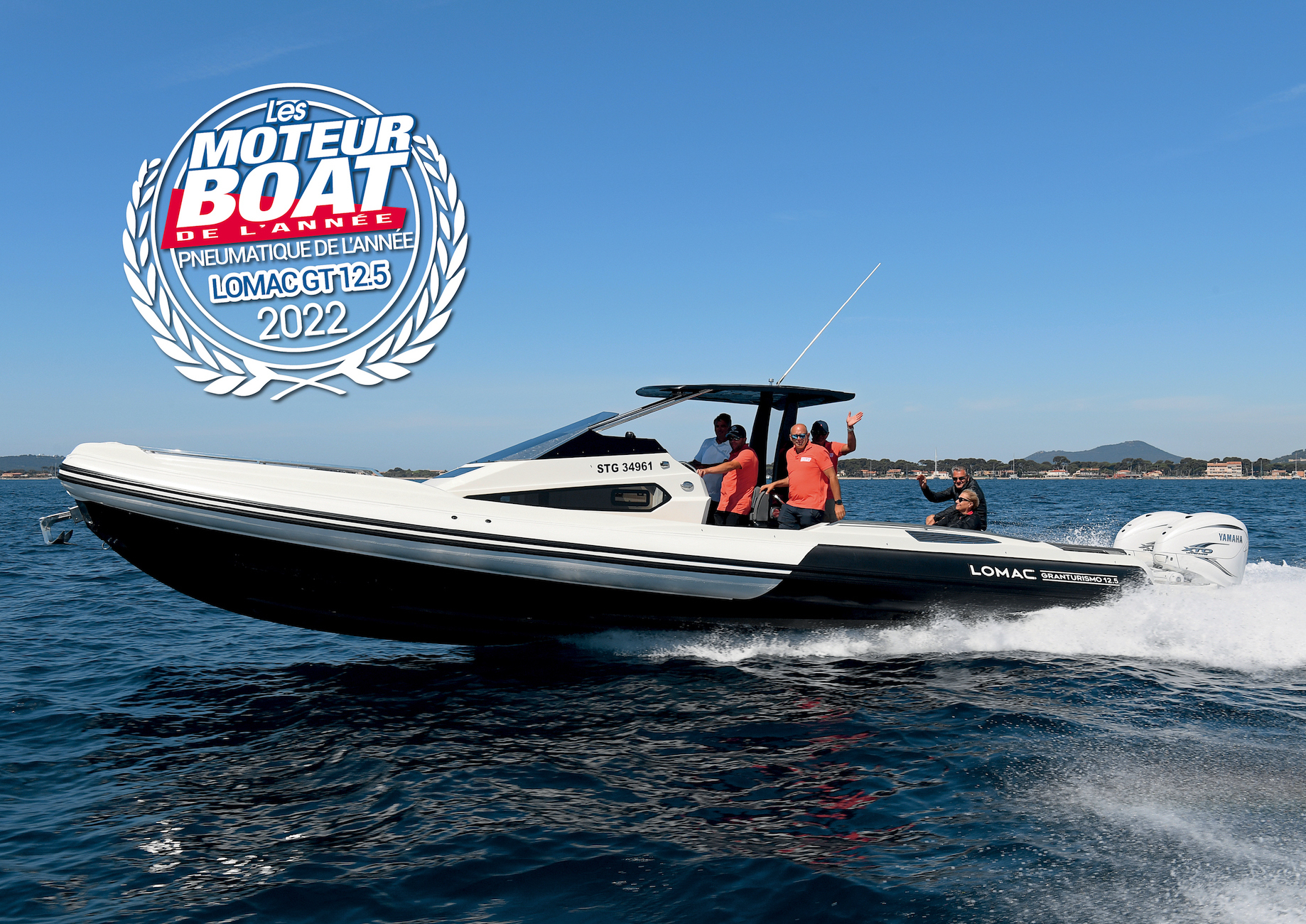 LOMAC AWARDED ‘BOAT OF THE YEAR 2022’ PRIZE BY PRESTIGIOUS FRENCH MAGAZINE MOTEUR BOAT