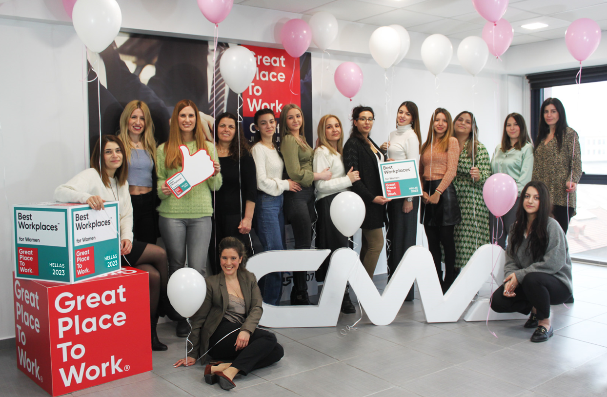CMA D. ARGOUDELIS & CO S.A. Among The Companies That Women Workers Love as it is Included in The Best WorkplacesTM For Women Hellas 2023 List!
