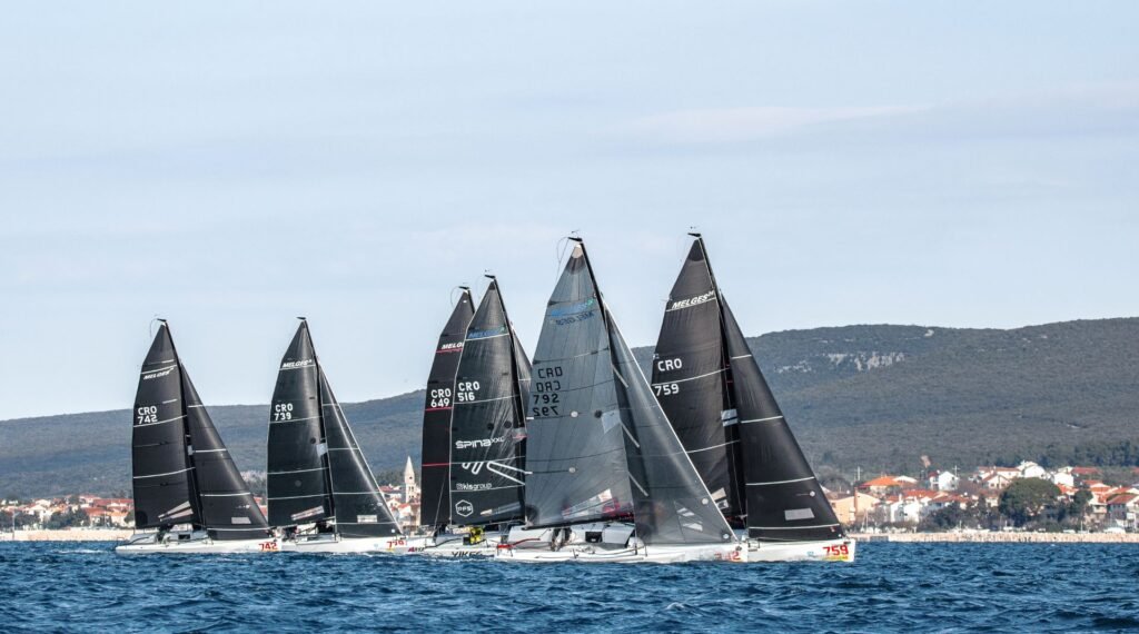 25 crews from Croatia, Italy, Slovenia and Hungary on the record-breaking CRO Melges 24 Cup regatta in Opatija!