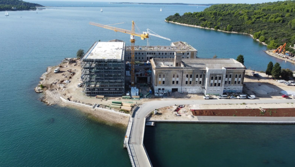 The Hotel "Mon Luxury Heritage" Will be Placed Inside the Marina Polesana in Pula