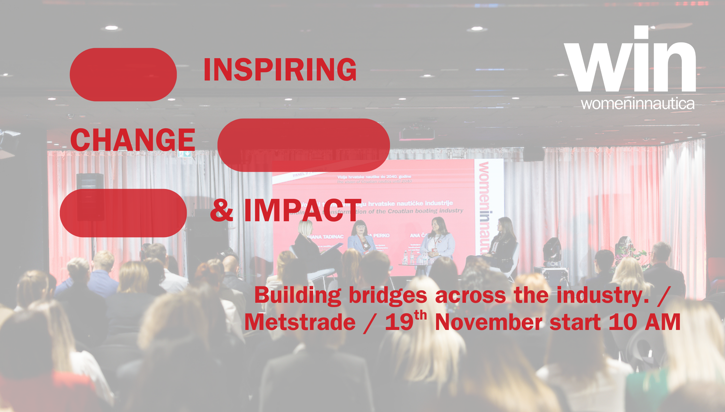 With just one month to go, excitement is building for the return of the Women in Nautica (WIN) conference at Metstrade.