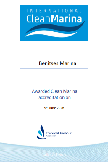 Benitses Marina Achieves International Clean Marina Certification, Reinforcing ItsCommitment to Sustainable Yachting