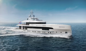 Heesen unveils Project Nova! 50-metre Project Nova was unveiled at the Monaco Yacht Show as the latest Fast Displacement Hull project from Heesen.