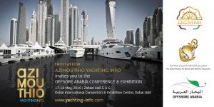 Dubai Council for Marine & Maritime Industries 16-17 May 2016! AZIMOUTHIO YACHTING INFO Directory participates as an Exhibitor at Dubai Council.