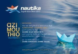 INVITATION TO ZAGREB BOAT SHOW 2017! AZIMOUTHIO YACHTING INFO is participating as an exhibitor in the Zagreb Boat Show 2017.
