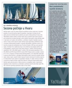 YACHTS CROATIA Magazine! Our heartfelt thanks to the editorial team of the largest and most reliable yachting magazine worldwide, YACHTS CROATIA.
